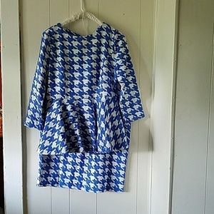 Colbot blue skirt and shirt